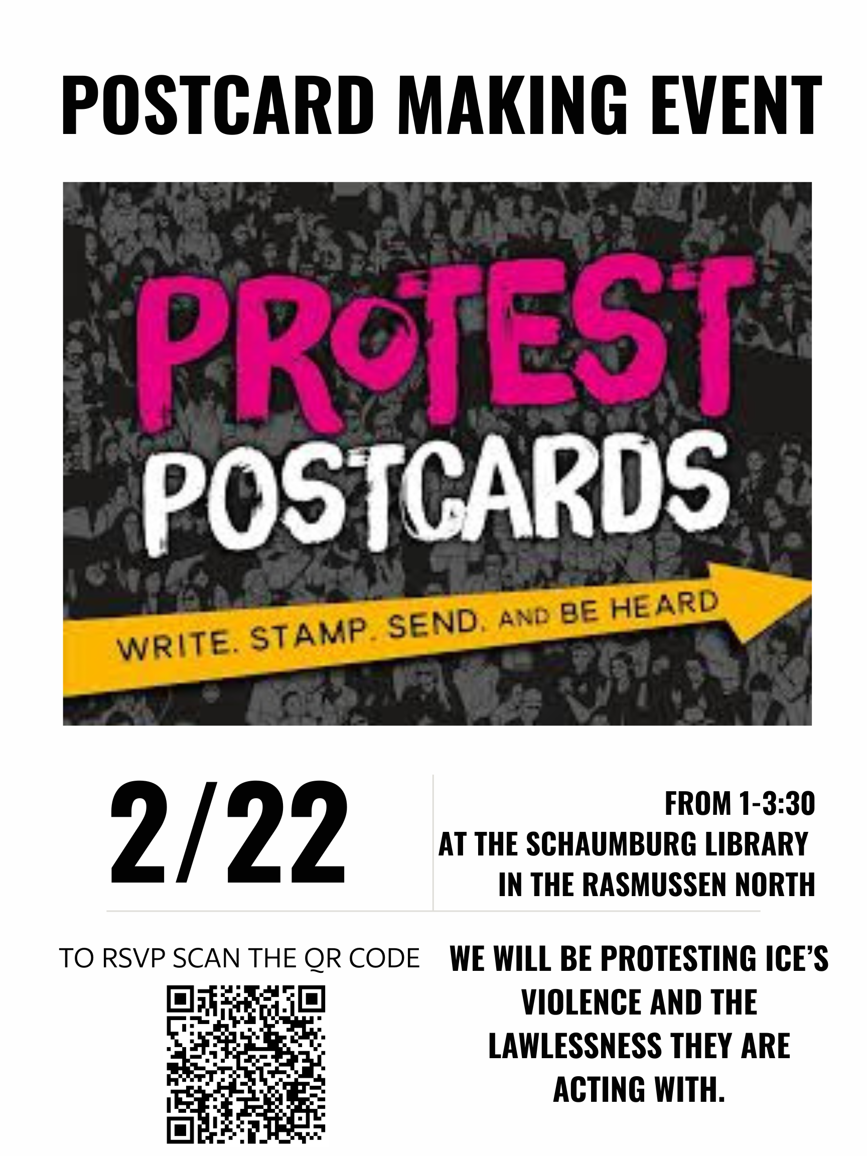 Protest postcards!