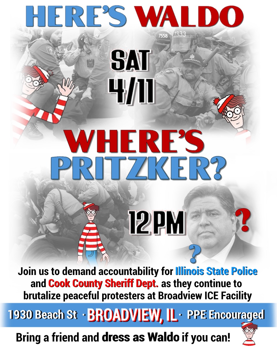 Here's Waldo, Where's Pritzker?