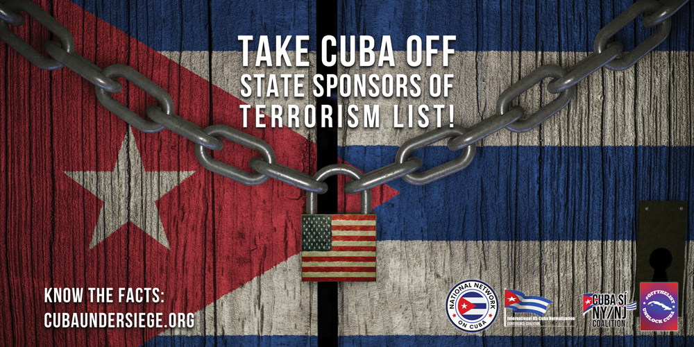 End the U.S. Government Blockade against Cuba