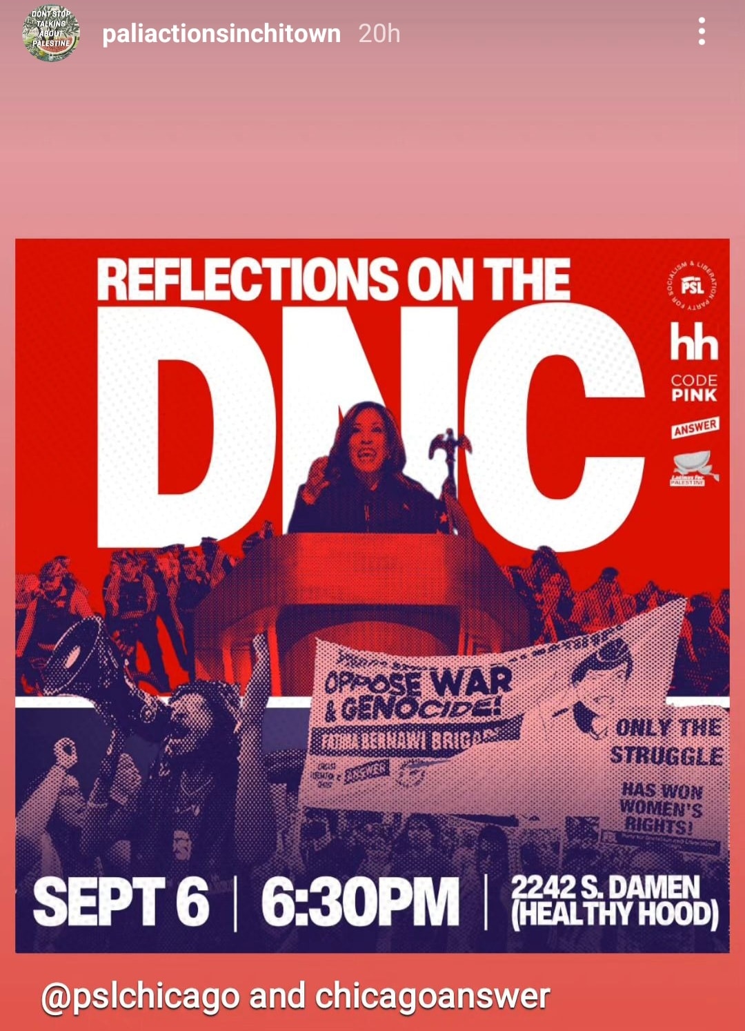 Reflections on the DNC