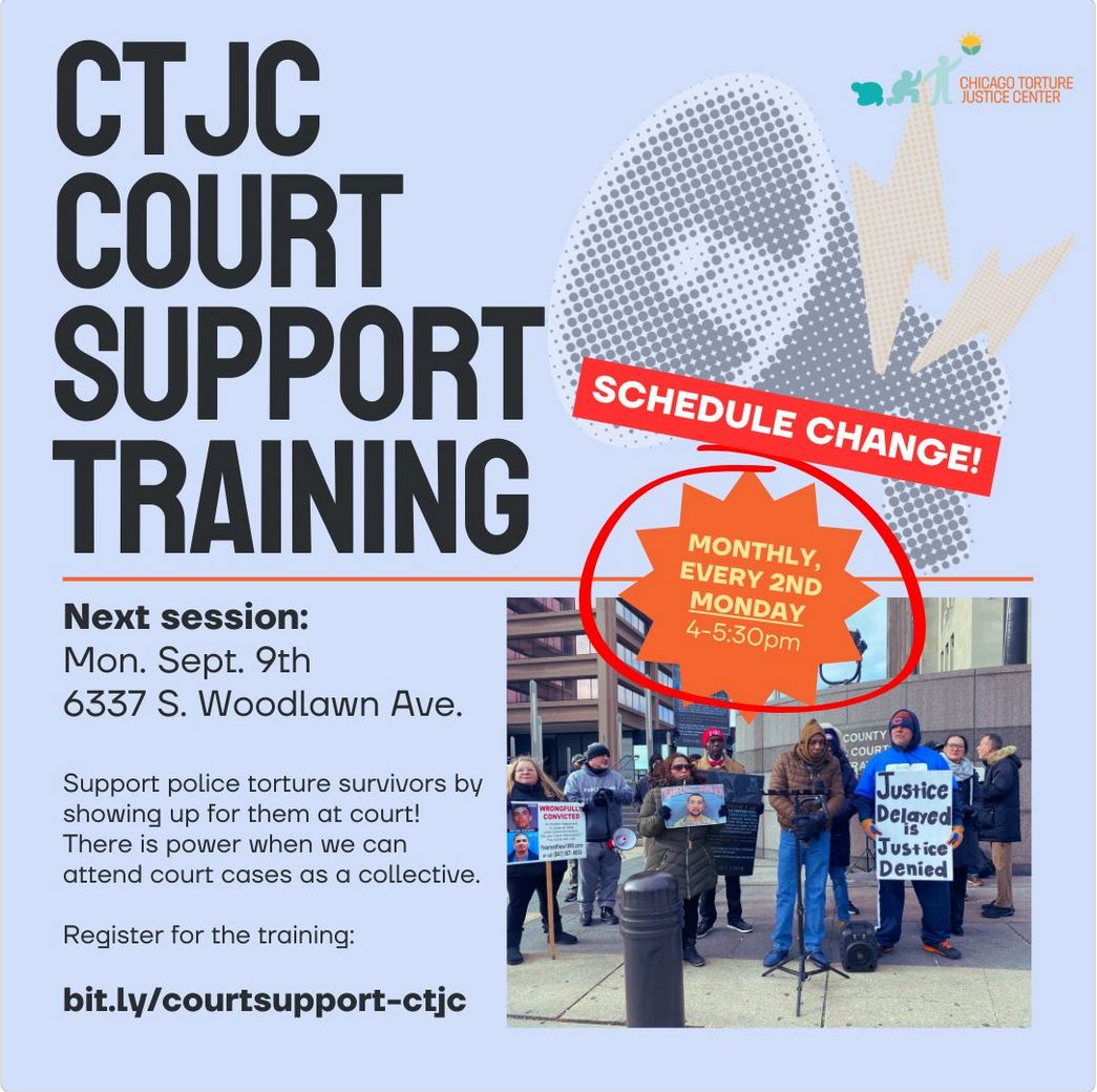 Chicago Torture Justice Center Court Support Training