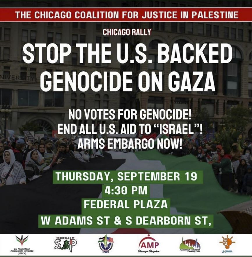 Stop the U.S. Backed Genocide of Gaza