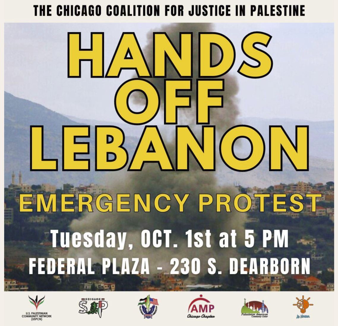 Hands Off Lebanon Emergency Protest!