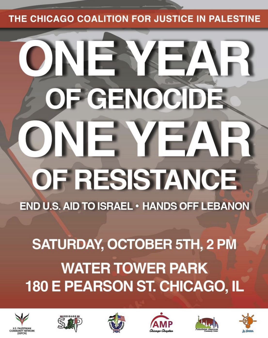 One Year of GENOCIDE. One Year of RESISTANCE.