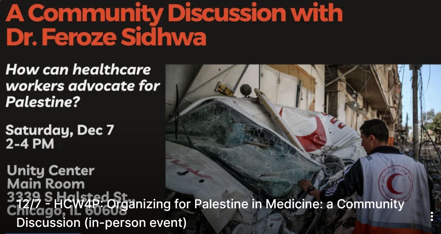 How Can Healthcare Workers Advocate for Gaza?