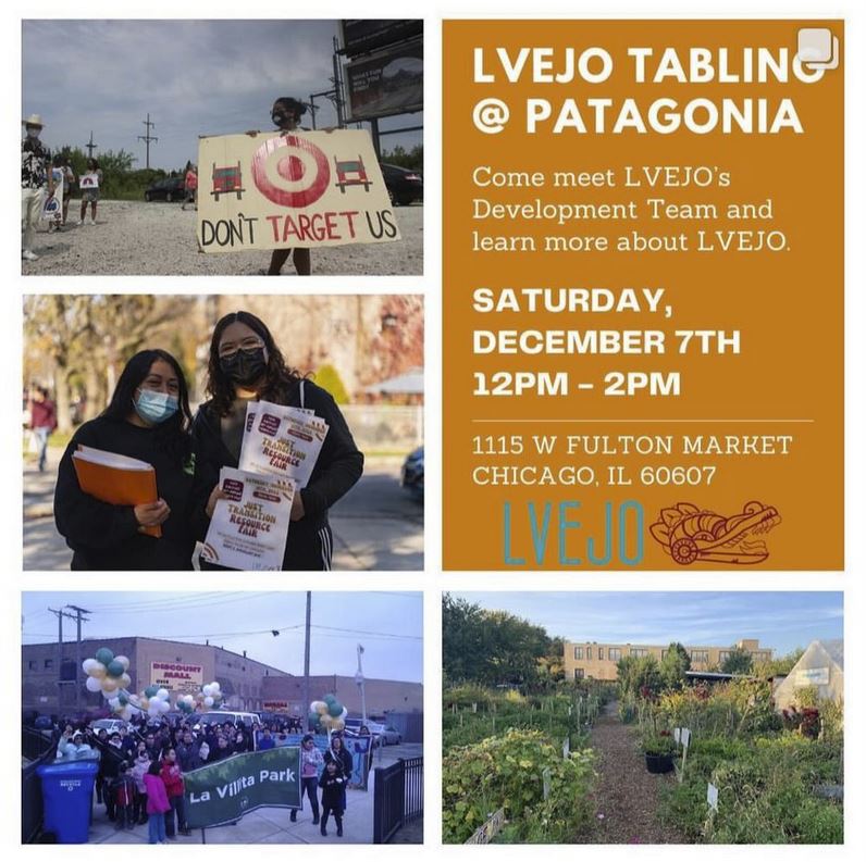 LVEJO Tabling at Patagonia
