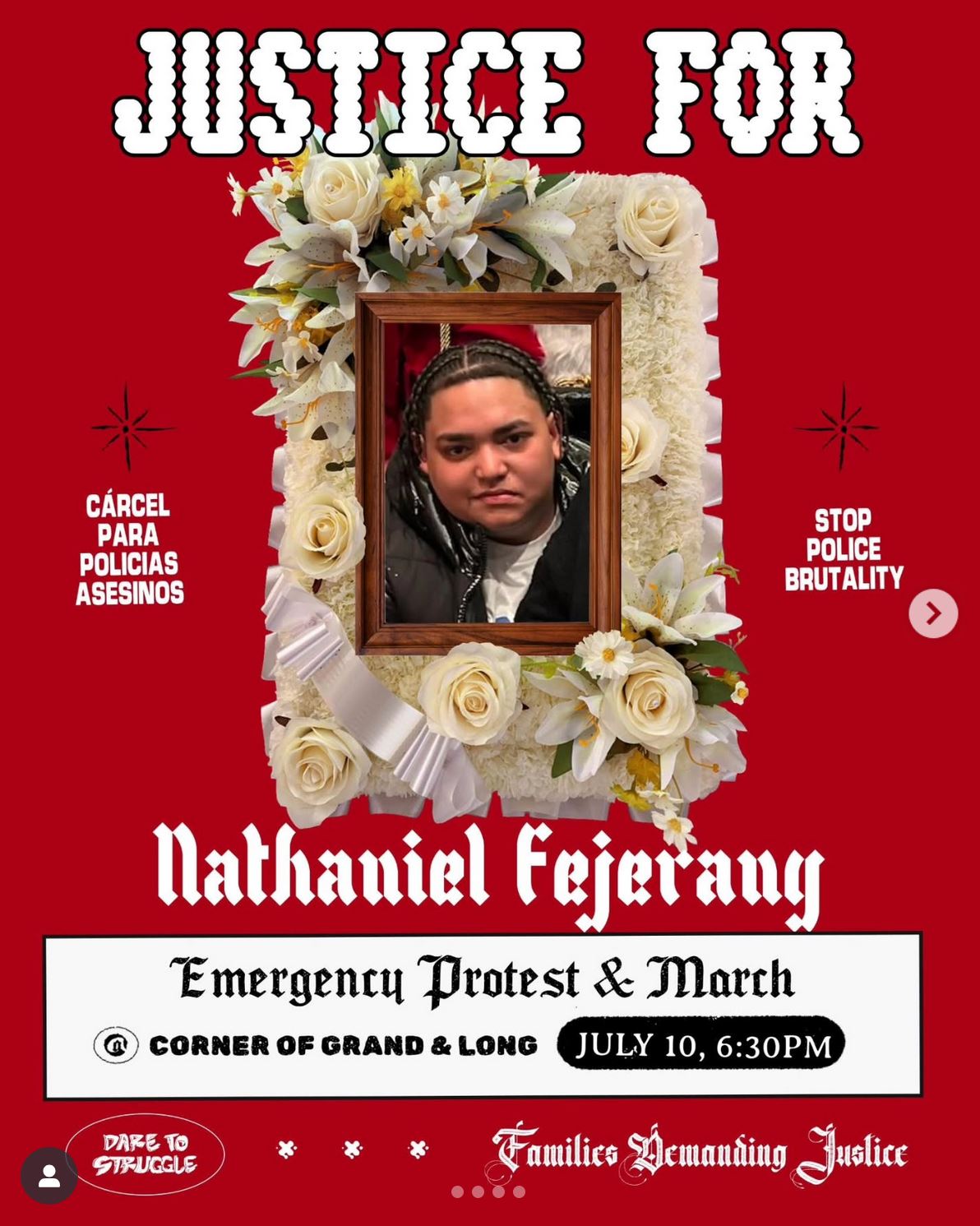 Justice for Nathaniel Fejerang