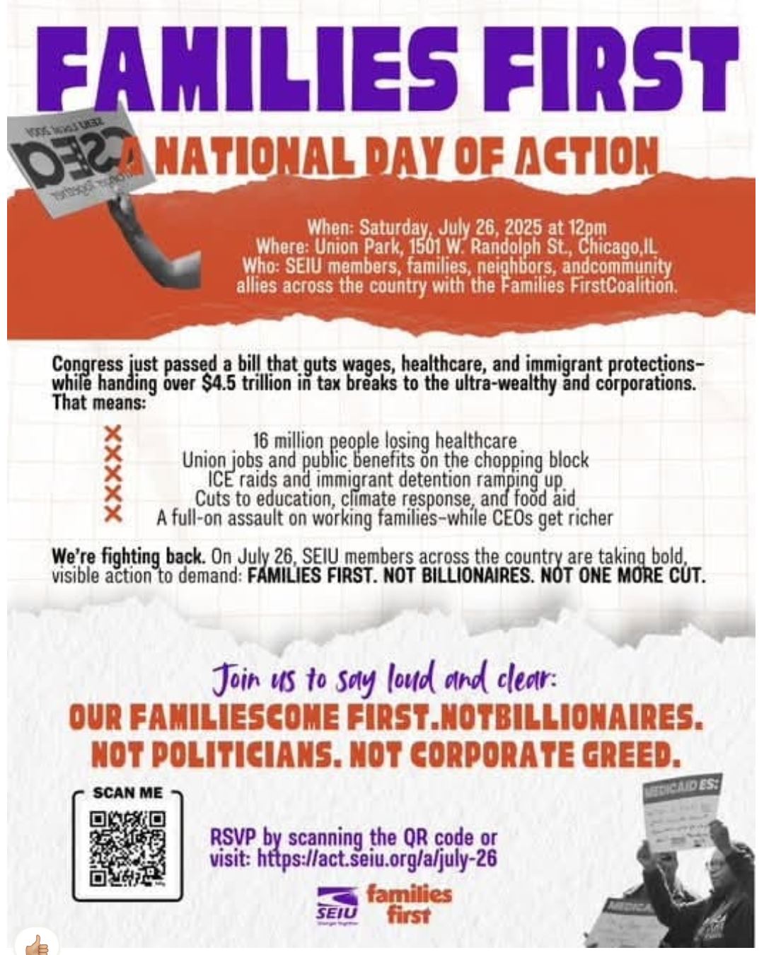 Families First National Day of Action