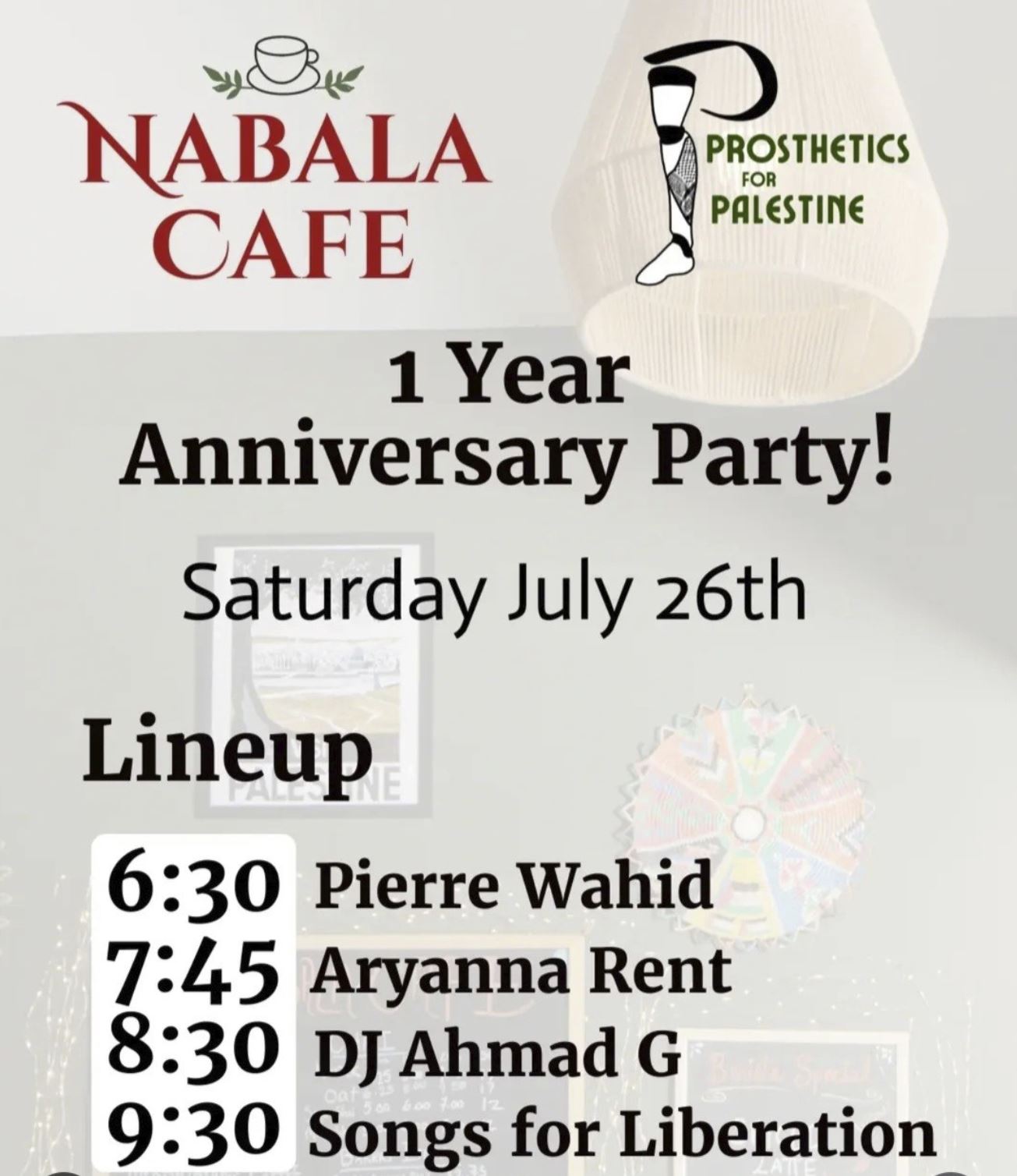 Nabala Cafe 1 Year Anniversary Party!