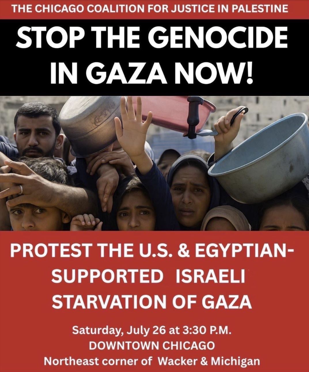 Stop the Genocide in Gaza Now!