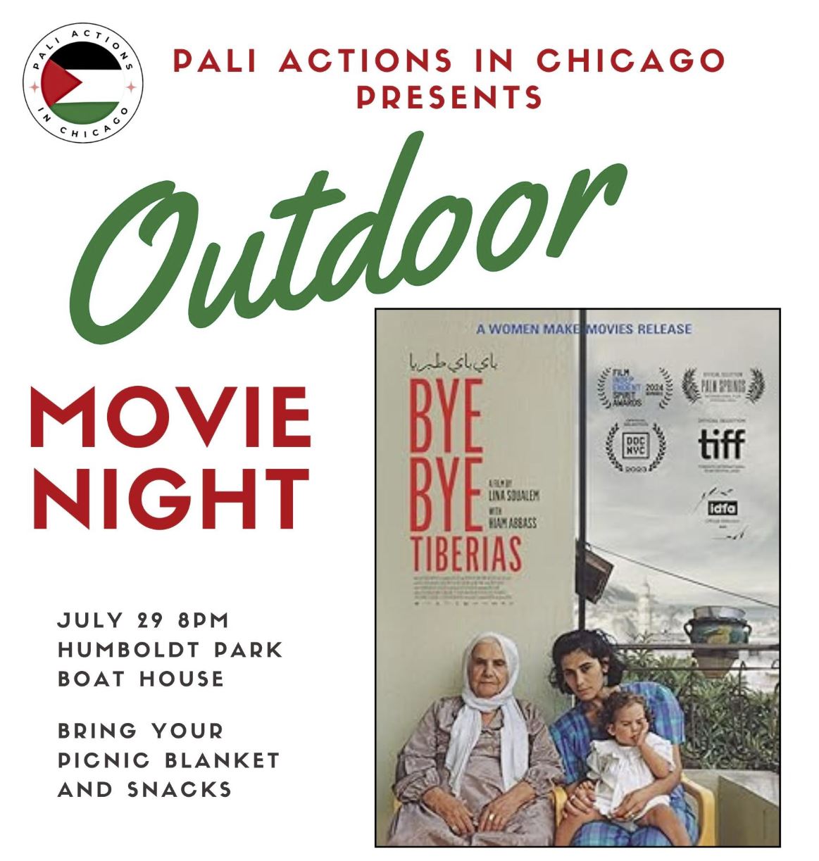 Pali Actions in Outdoor Chicago Movie Night