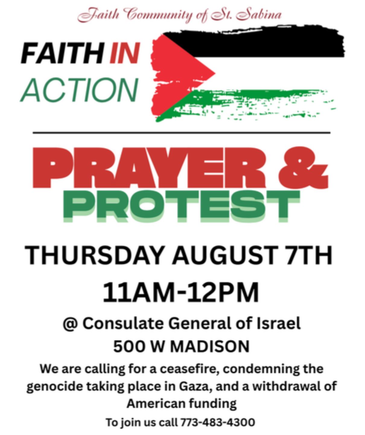 Prayer & Protest for Gaza
