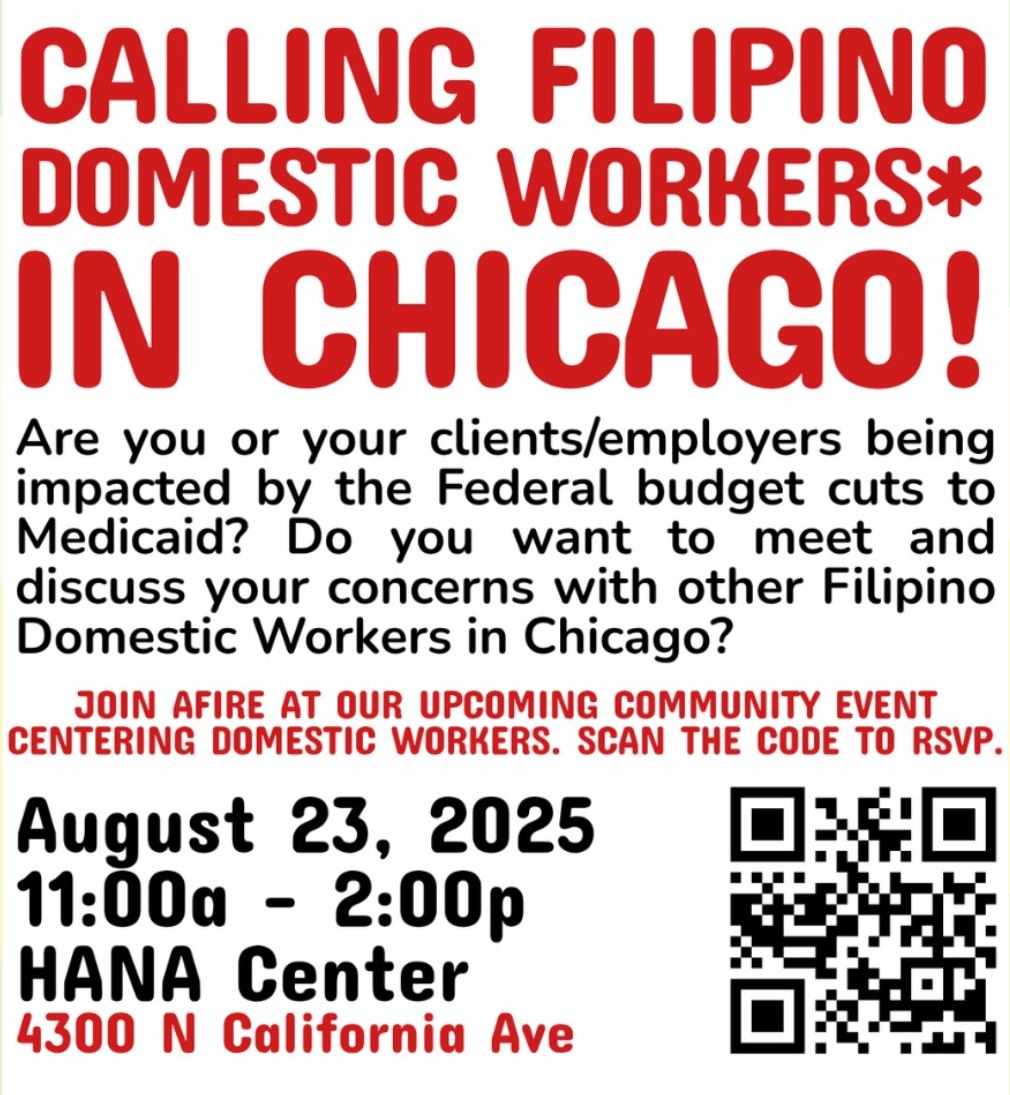 Calling All Filipino Domestic Workers in Chicago!
