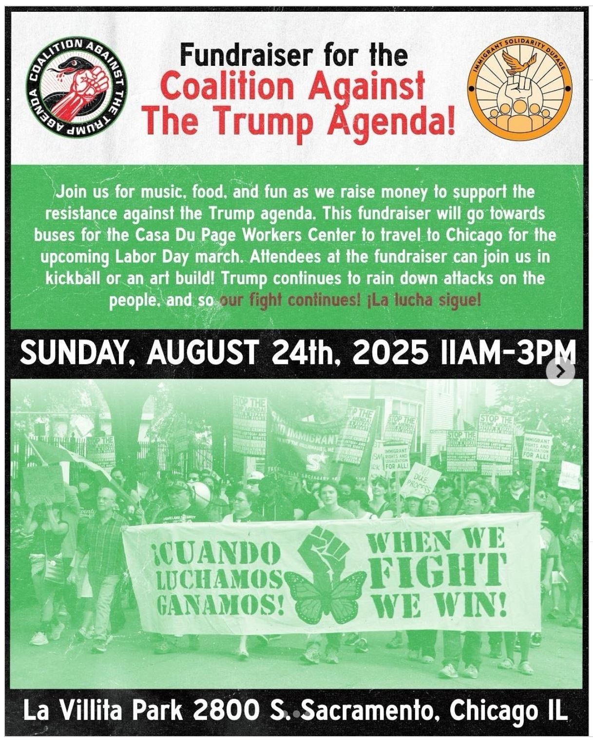 Fundraiser for the Coalition Against the Trump Agenda!