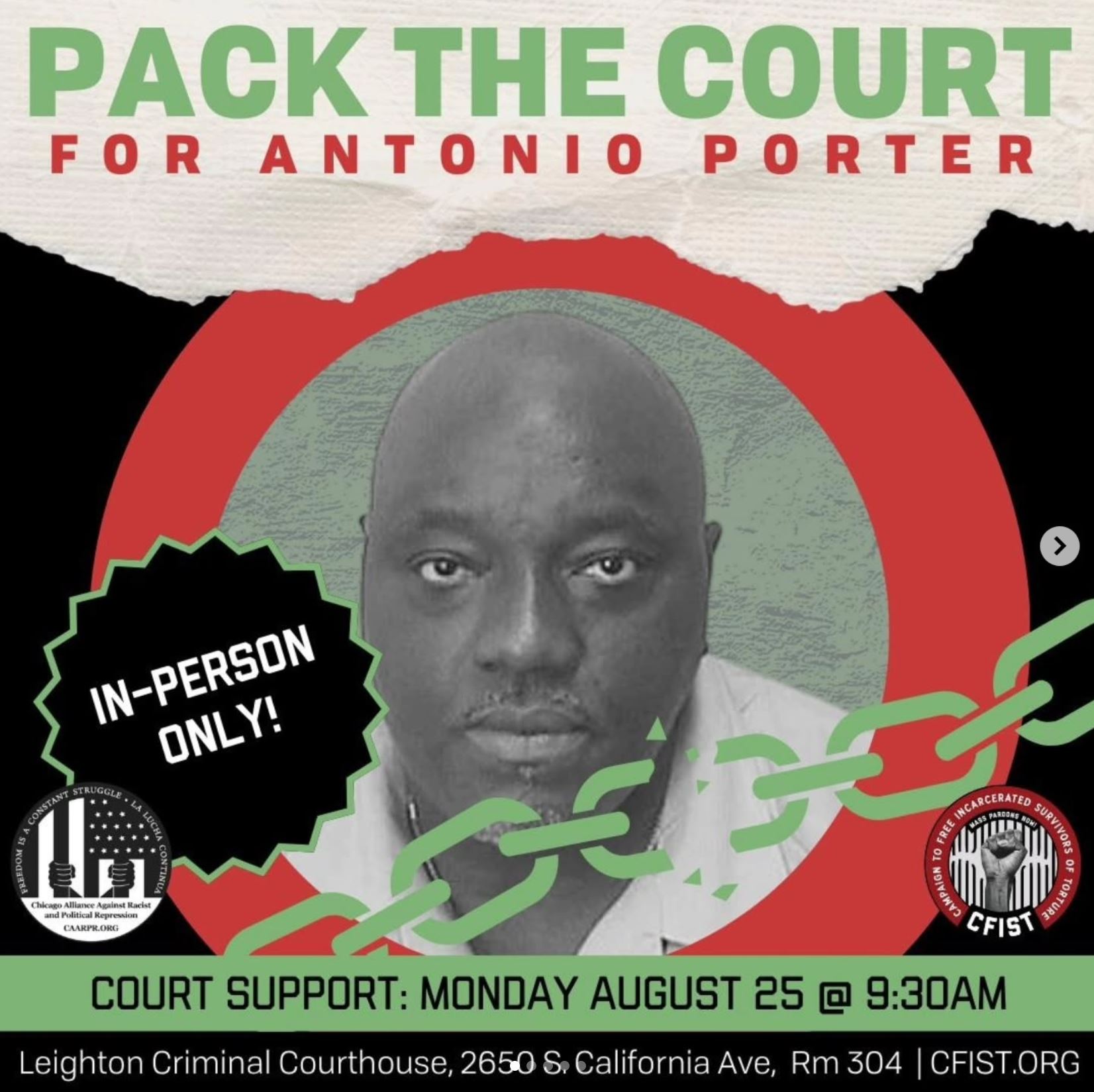 Pack the Court for Antonio Porter