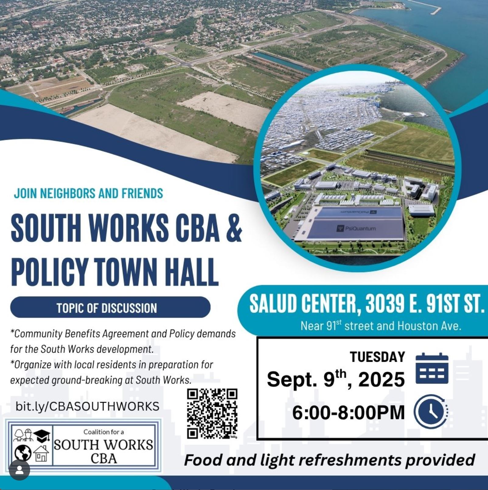 South Works CBA & Policy Town Hall