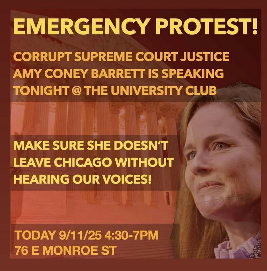 Emergency Protest! Corrupt Supreme Court Judge in Town!