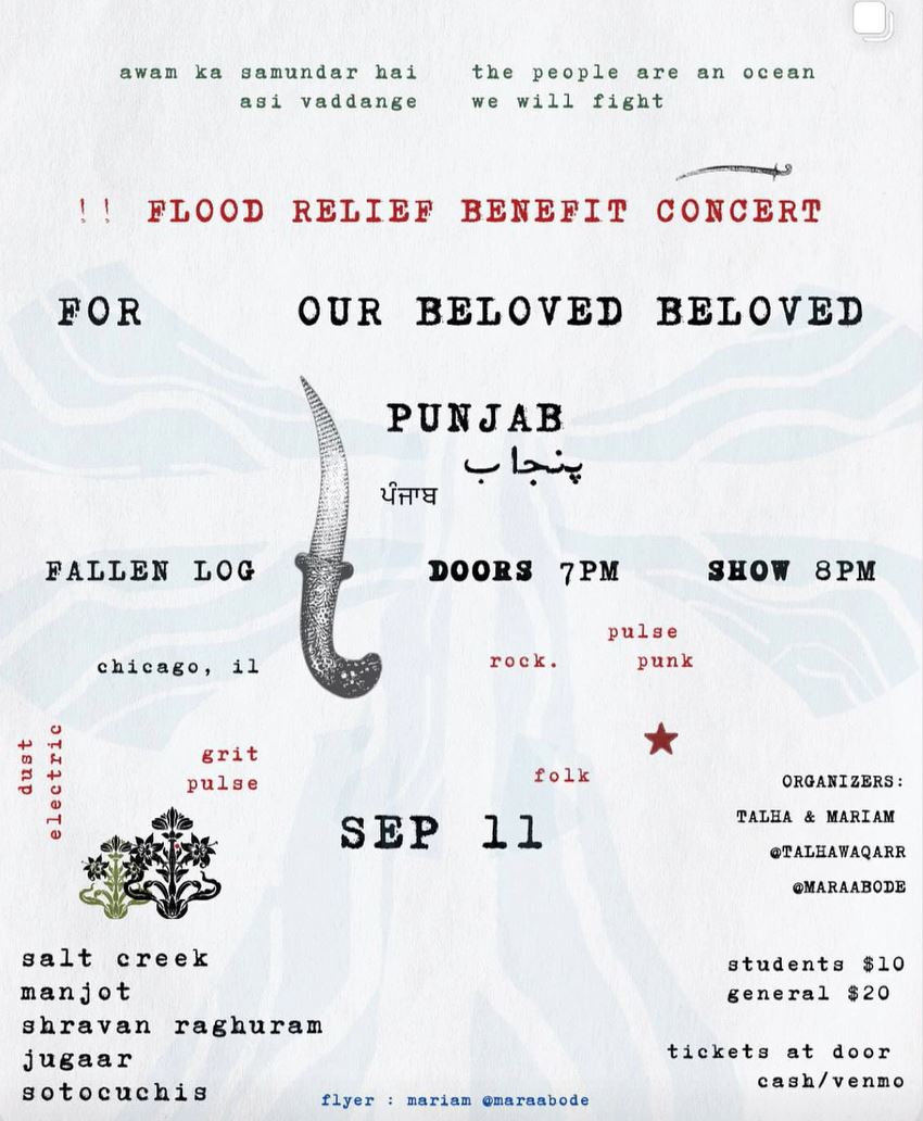 Flood Relief Benefit for Our Beloved Punjab