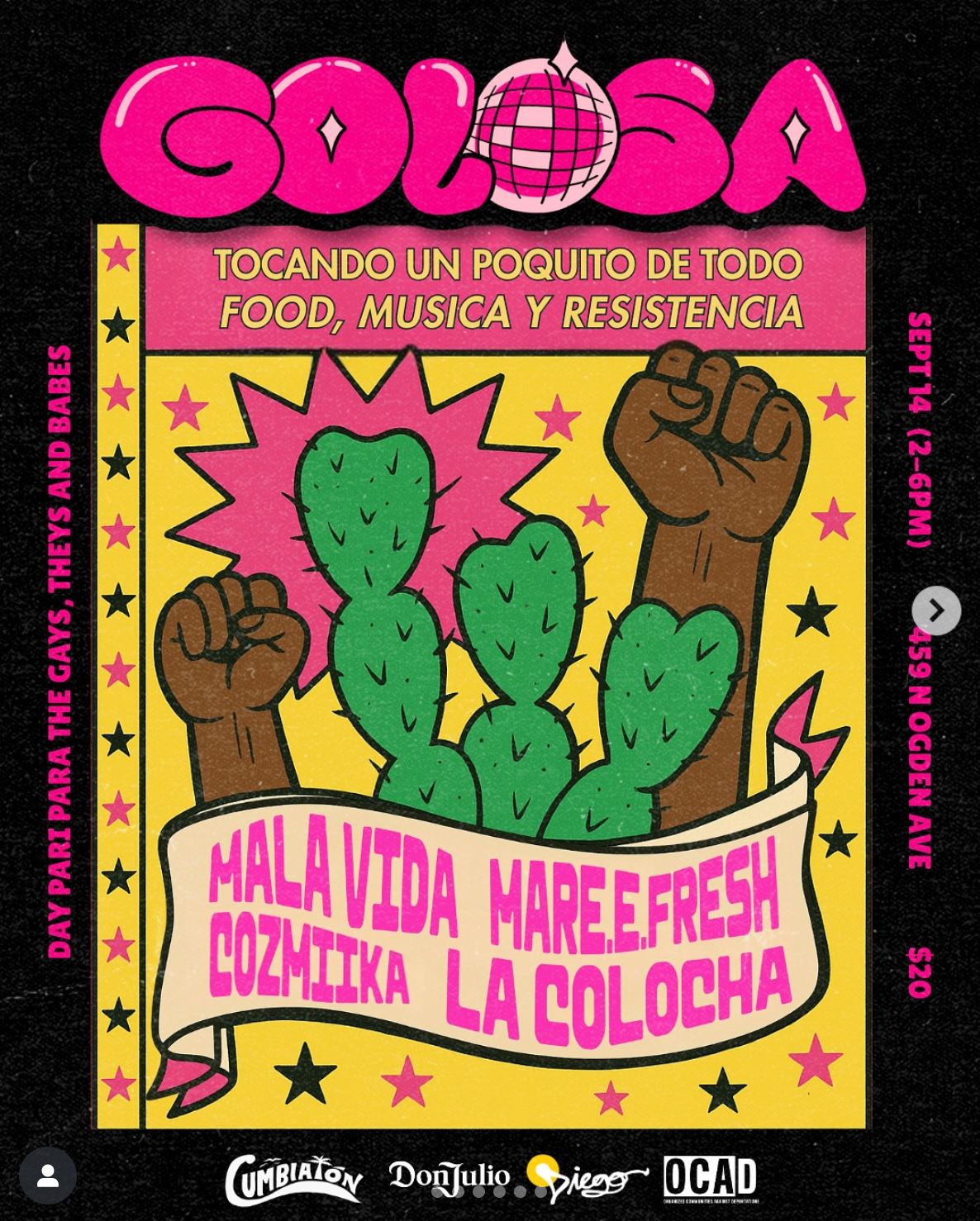 Celebrate Mexican Independence Day at Diego with GOLOSA!