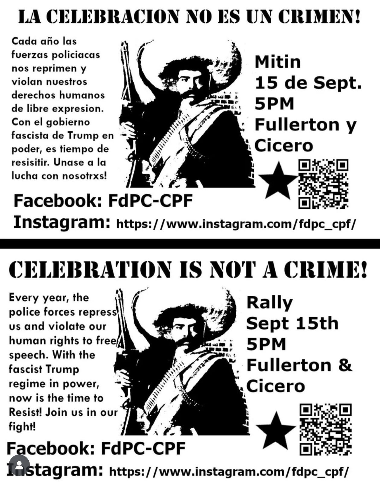 Celebration is Not a Crime!