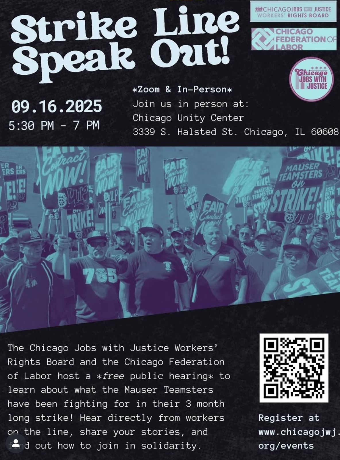 Strike Line Speak Out!