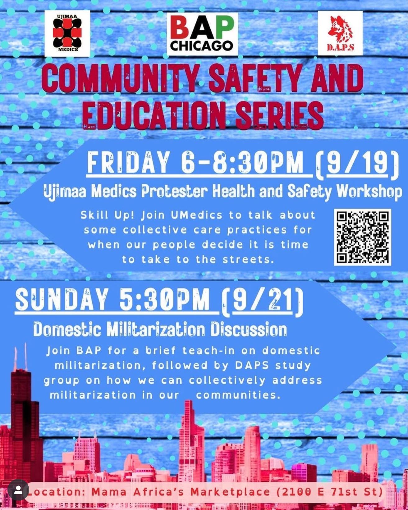 Protestor Health and Safety Workshop