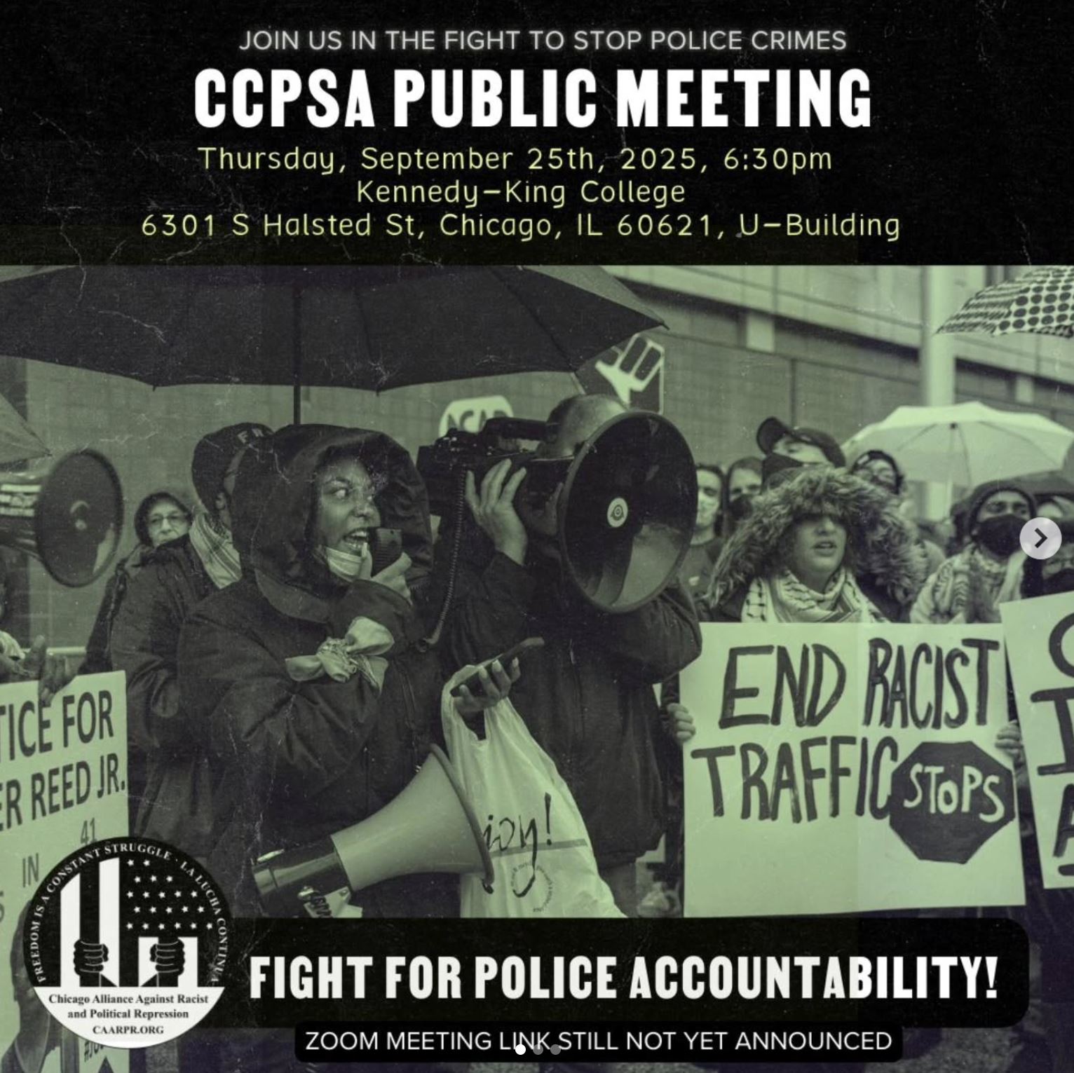 CCPSA Public Meeting