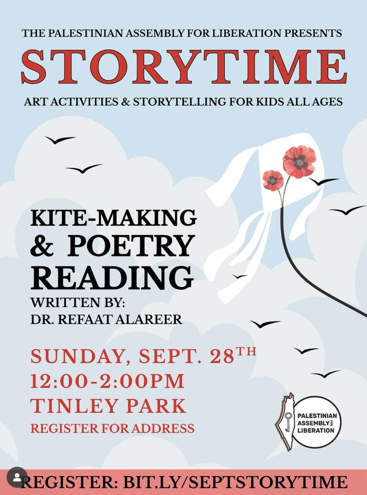 Palestinian Assembly for Liberation Event for Kids of All Ages