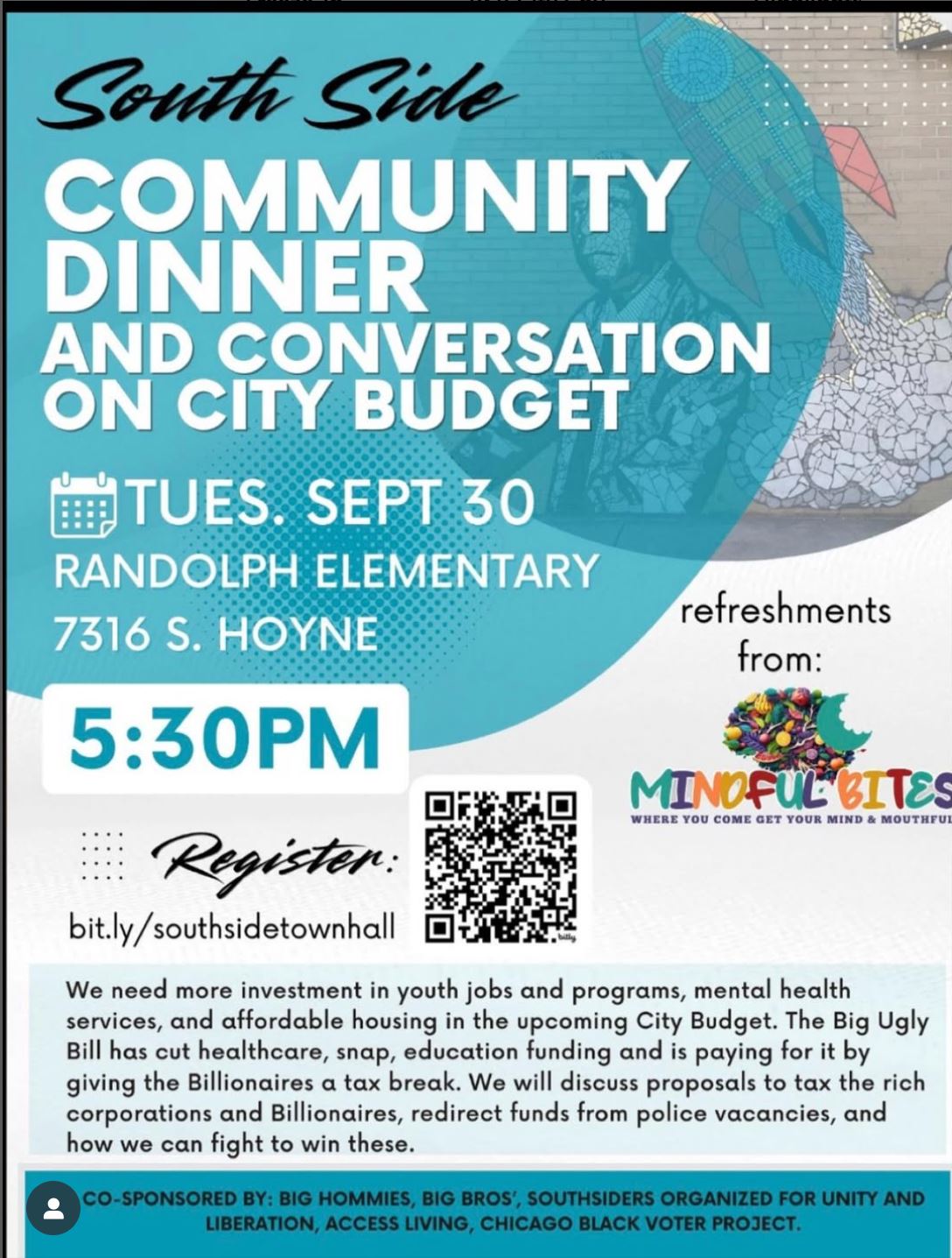 South Side Community Dinner & Conversation on City Budget