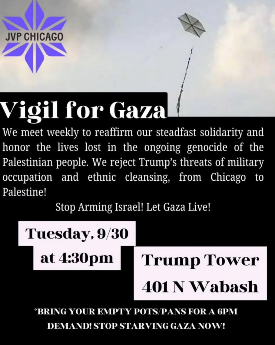 Vigil for Gaza at Trump Tower