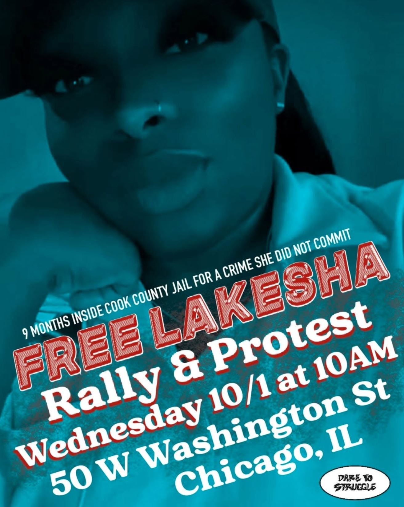 Free Lakesha Harris! Self-defense is not a crime!