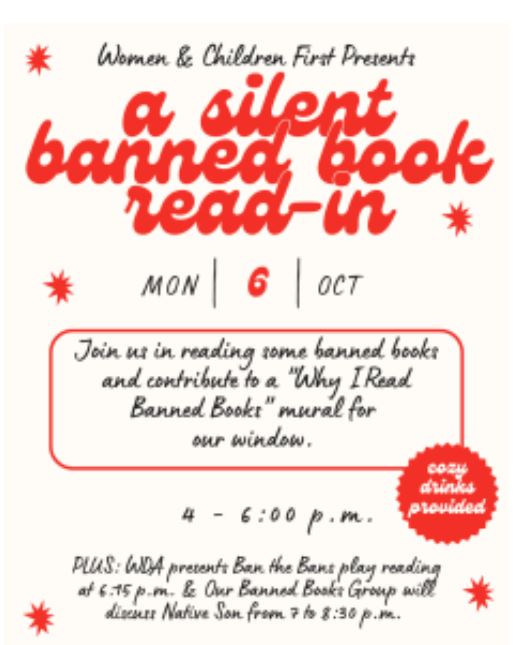 Banned Books Silent Read-in