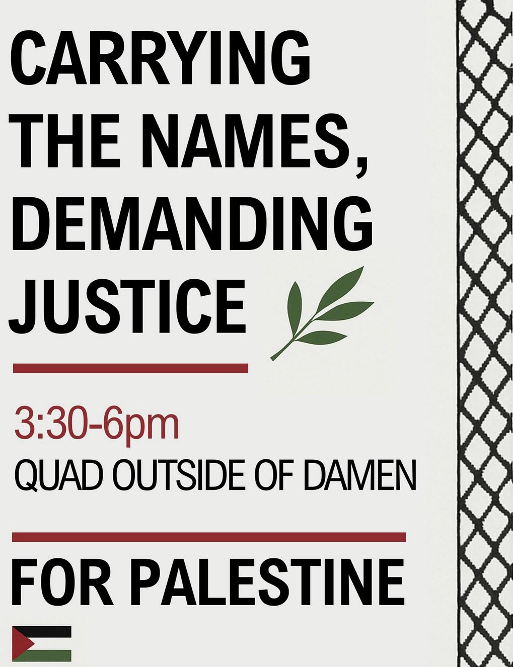 Carrying the Names, Demanding Justice