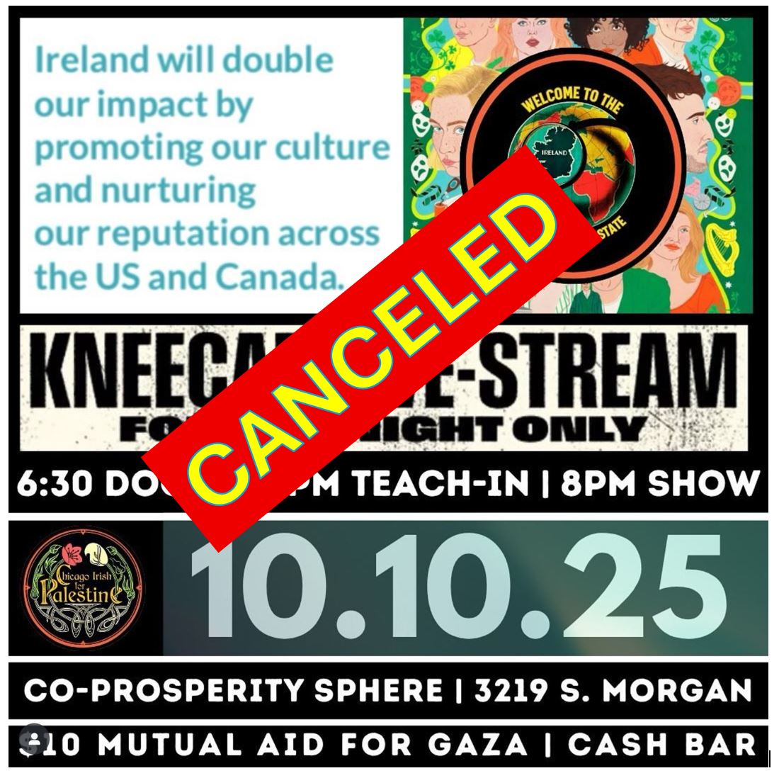 Kneecap Live-Stream - Chicago Irish for Palestine