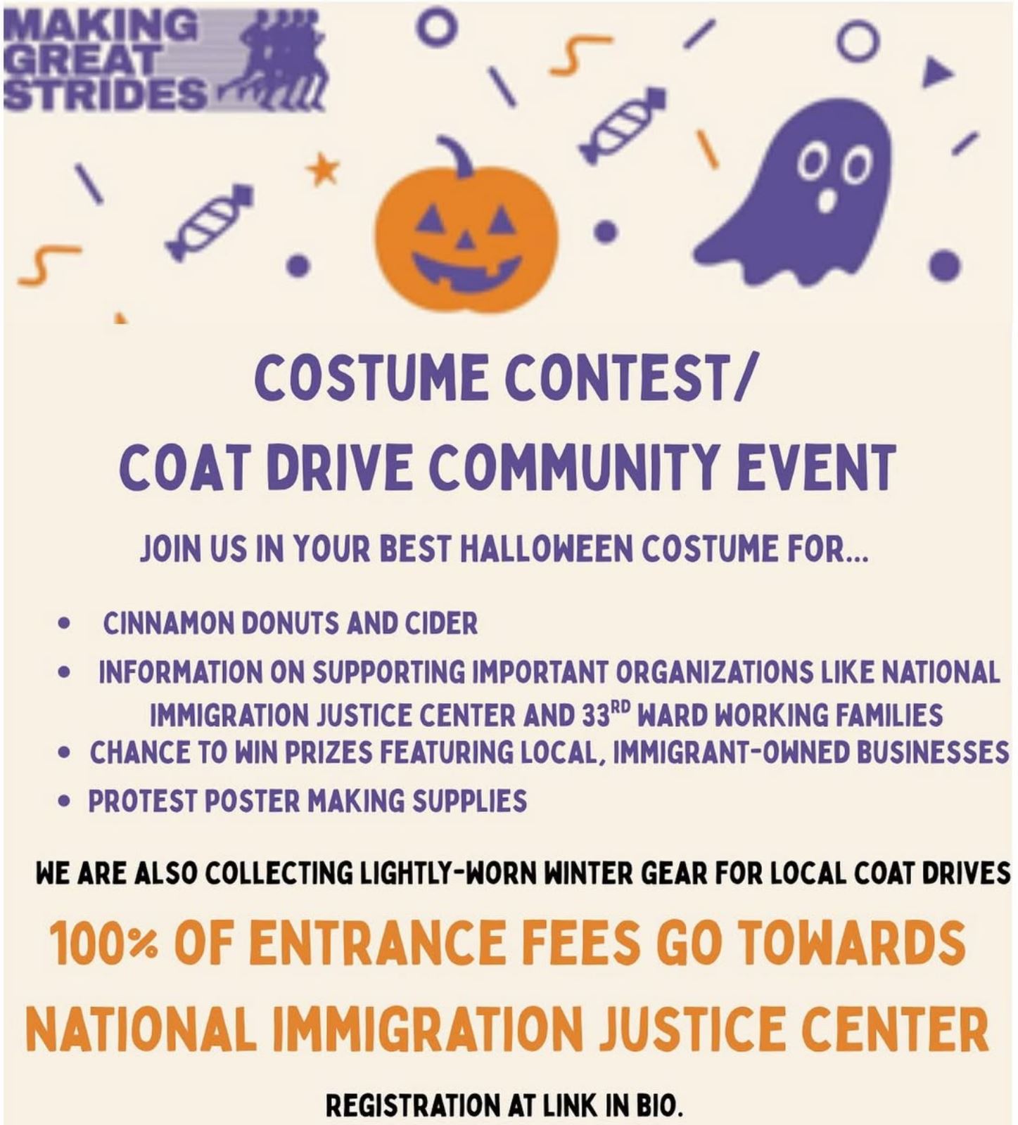Costume Contest Benefit for Nat'l Immigration Justice Ctr