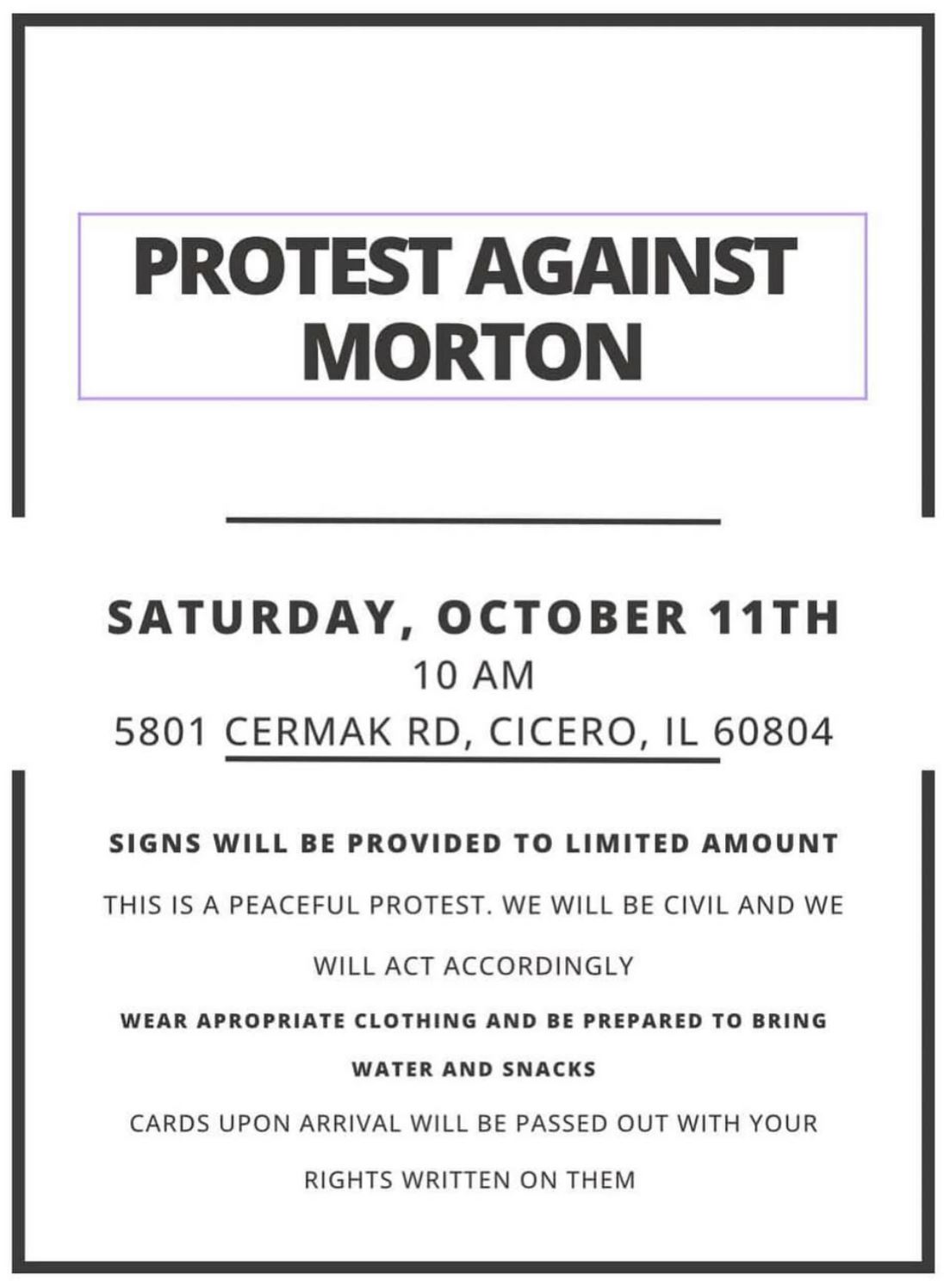 Protest v. Morton East's Failure to Protect Students from ICE