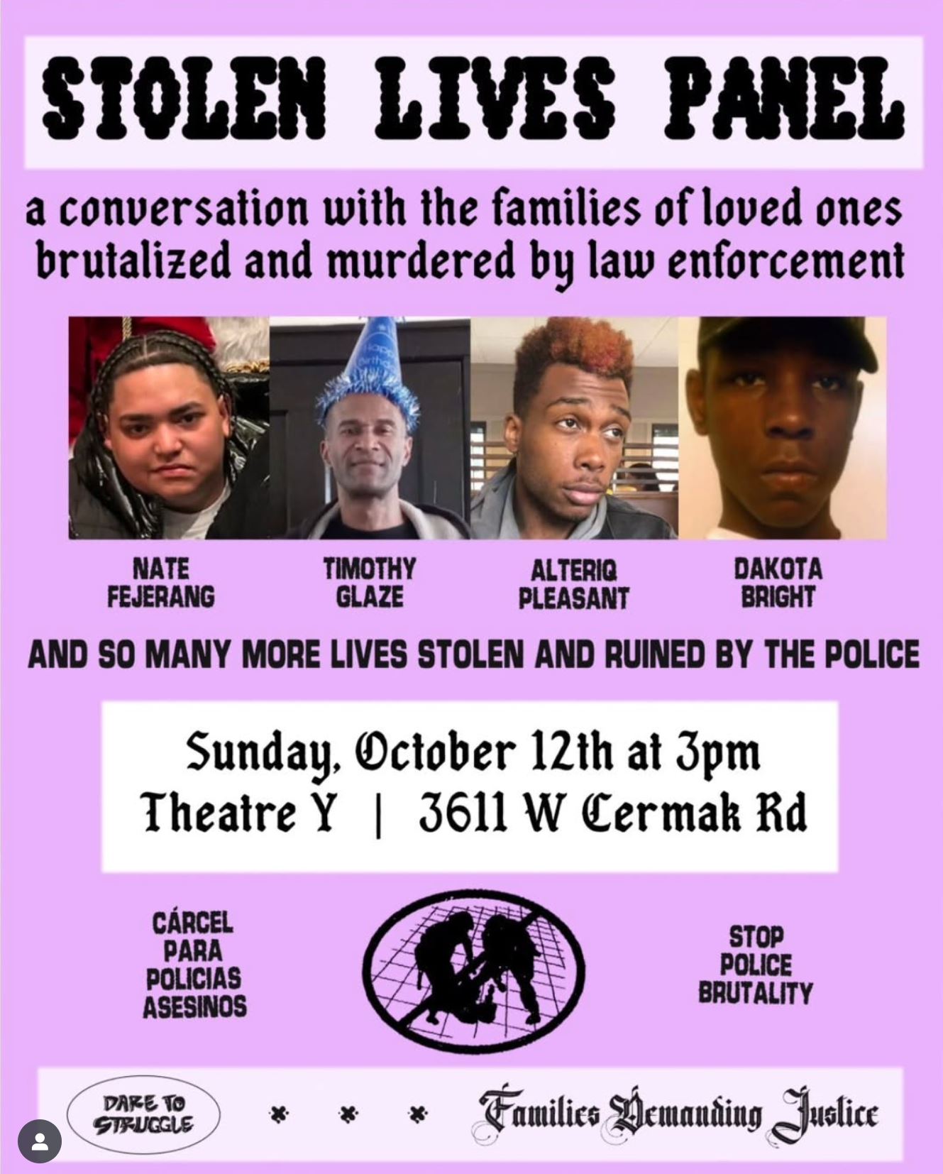 Stolen Lives Panel