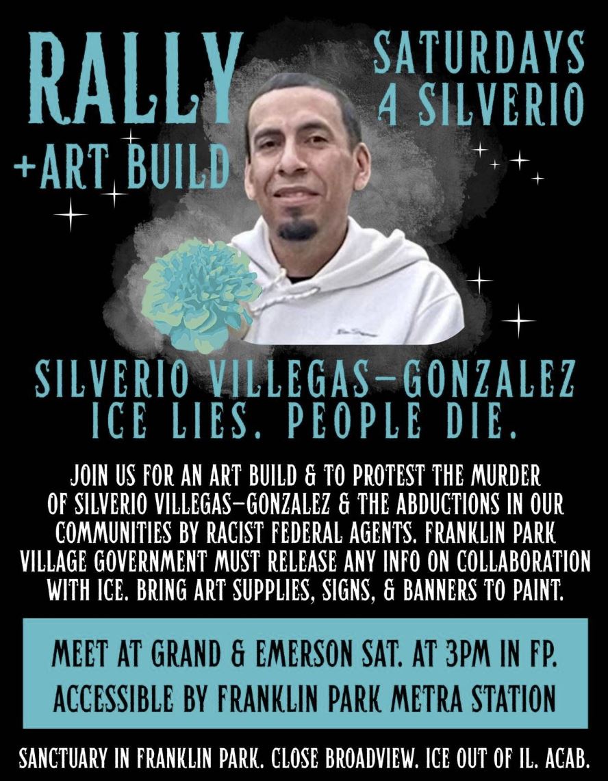 Saturdays 4 Silverio Rally & Art Build