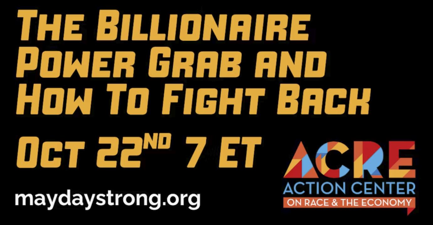 The Billionaire Power Grab and How To Fight Back