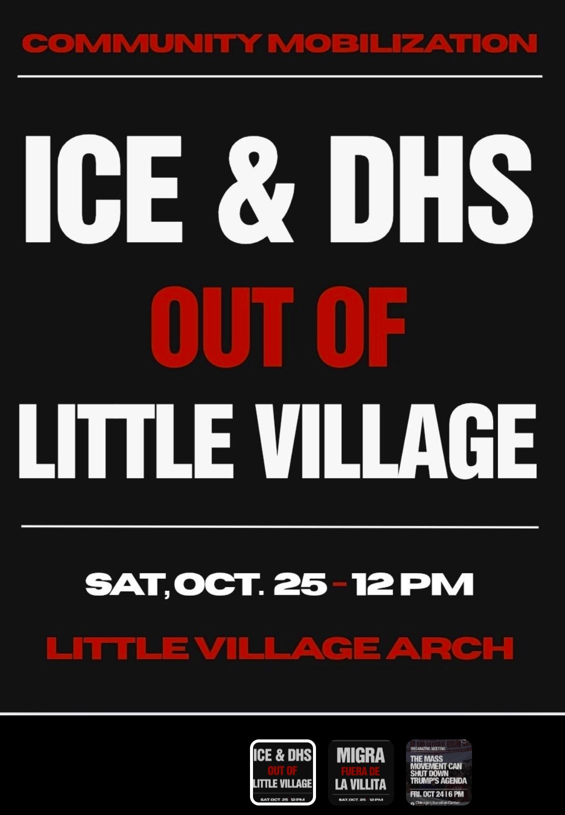 ICE & DHS Out of Little Village!