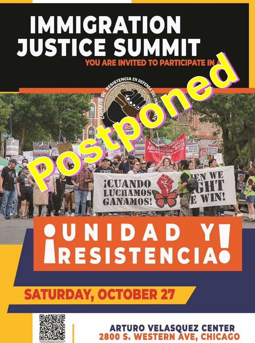 Immigration Justice Summit! - POSTPONED