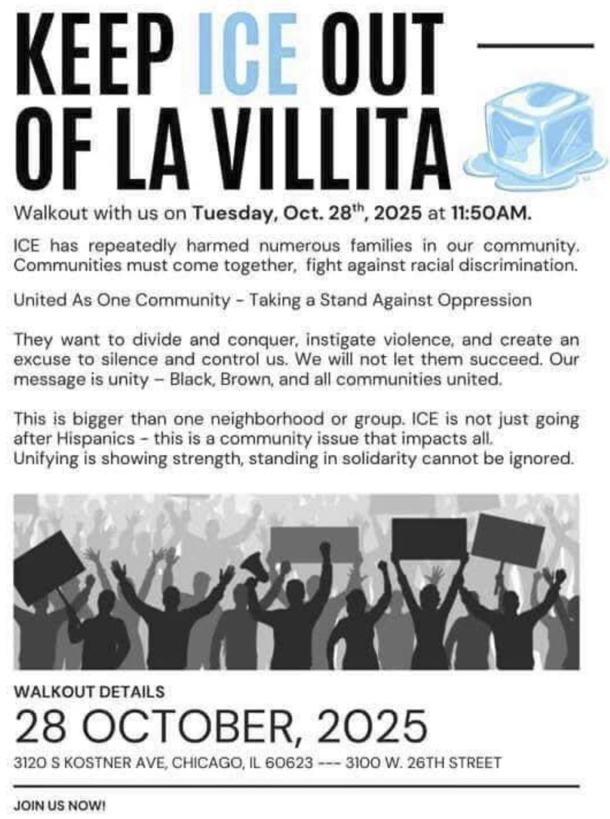 Keep ICE Out of La Villita!