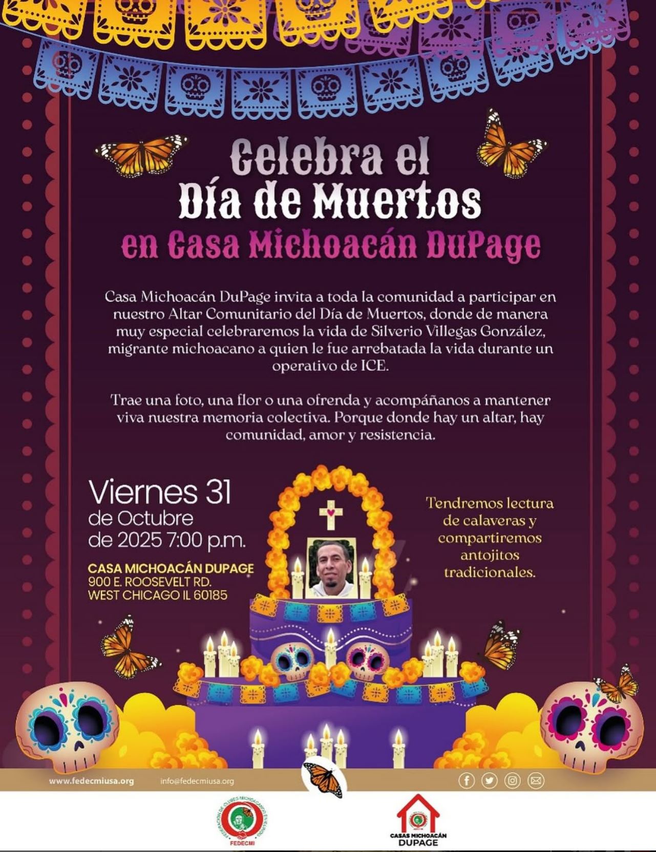 Celebrate the Day of the Dead at Casa Michoacán DuPage