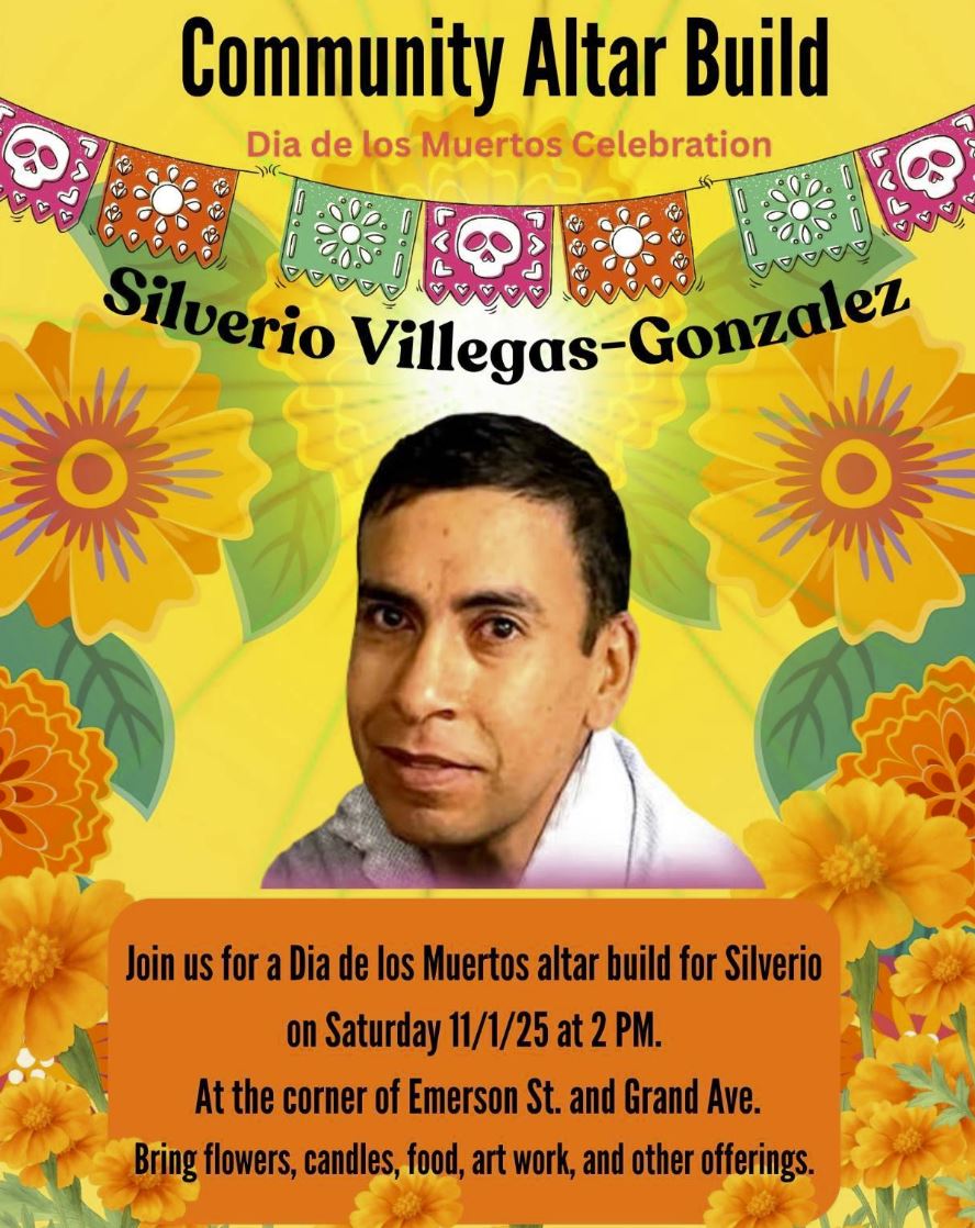 Community Altar Build for Silverio Villegas-Gonzalez
