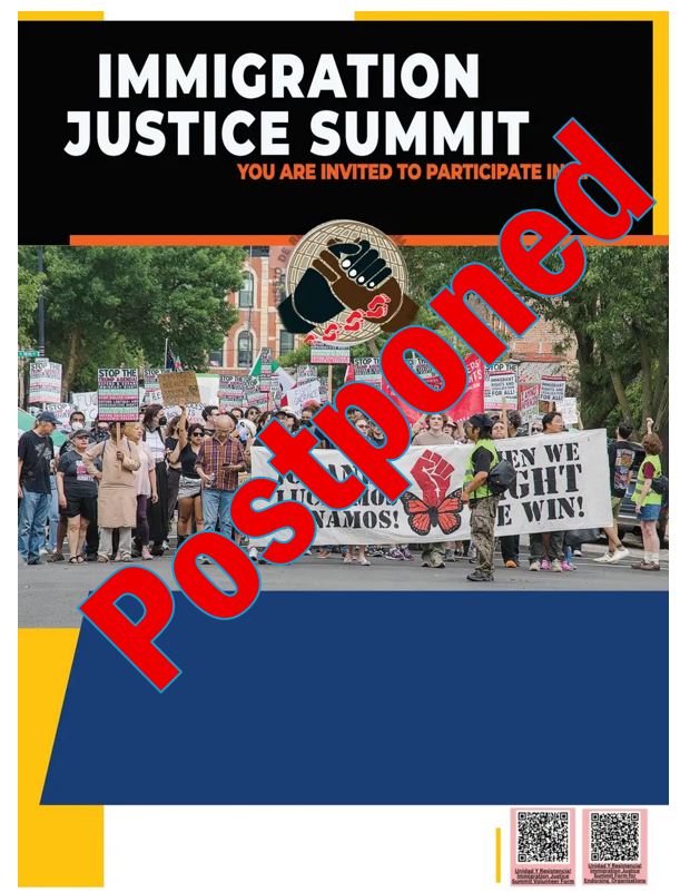 Immigration Justice Summit! - POSTPONED