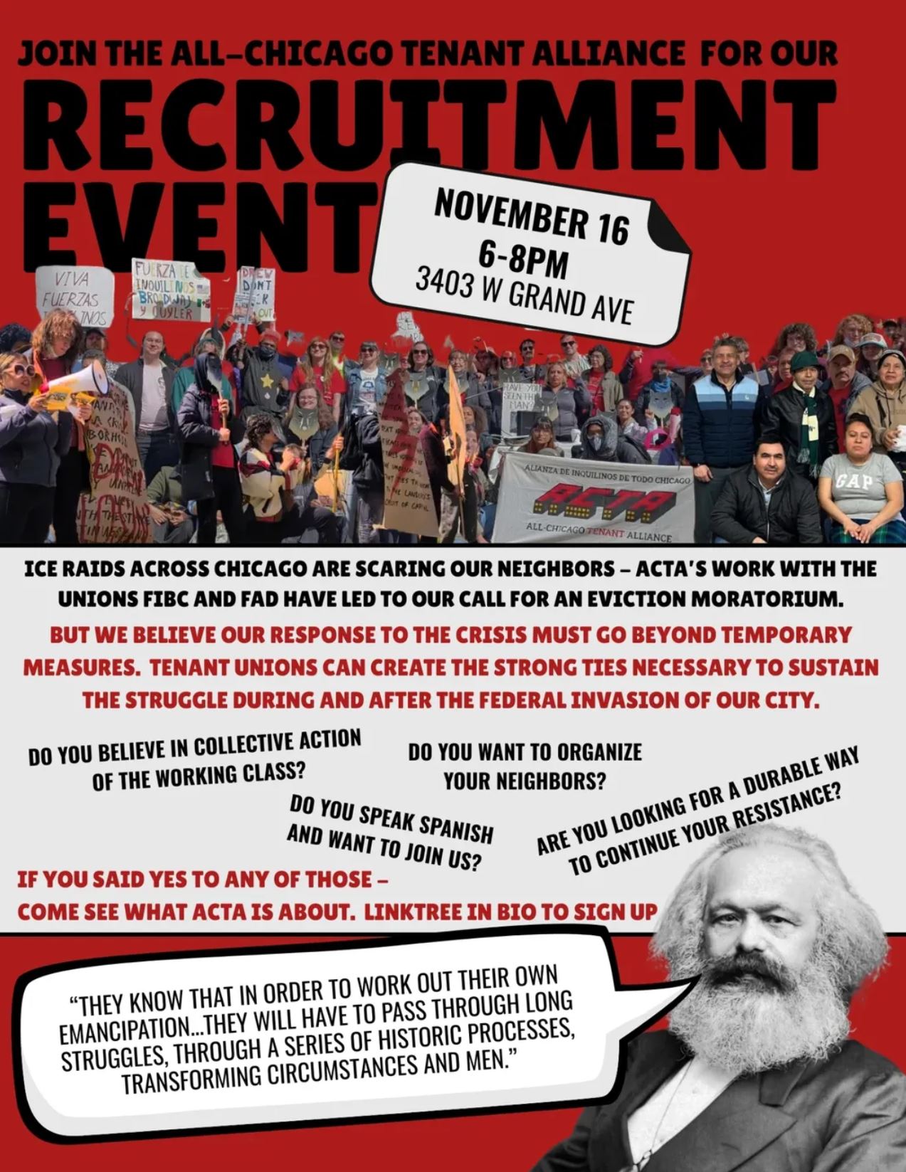 All-Chicago Tenant Alliance Recruitment Event