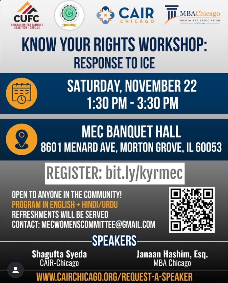 Know Your Rights Workshop - Response to ICE