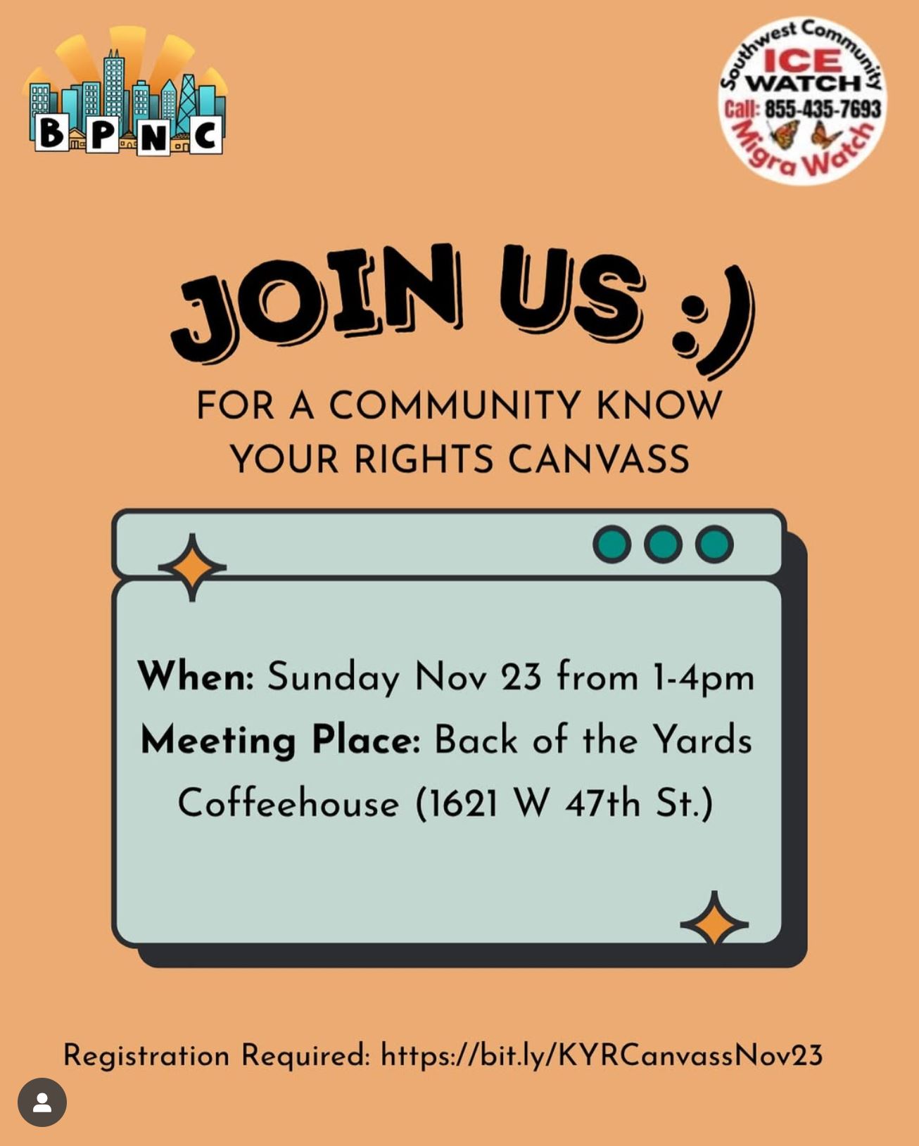 Community Know Your Rights Canvass