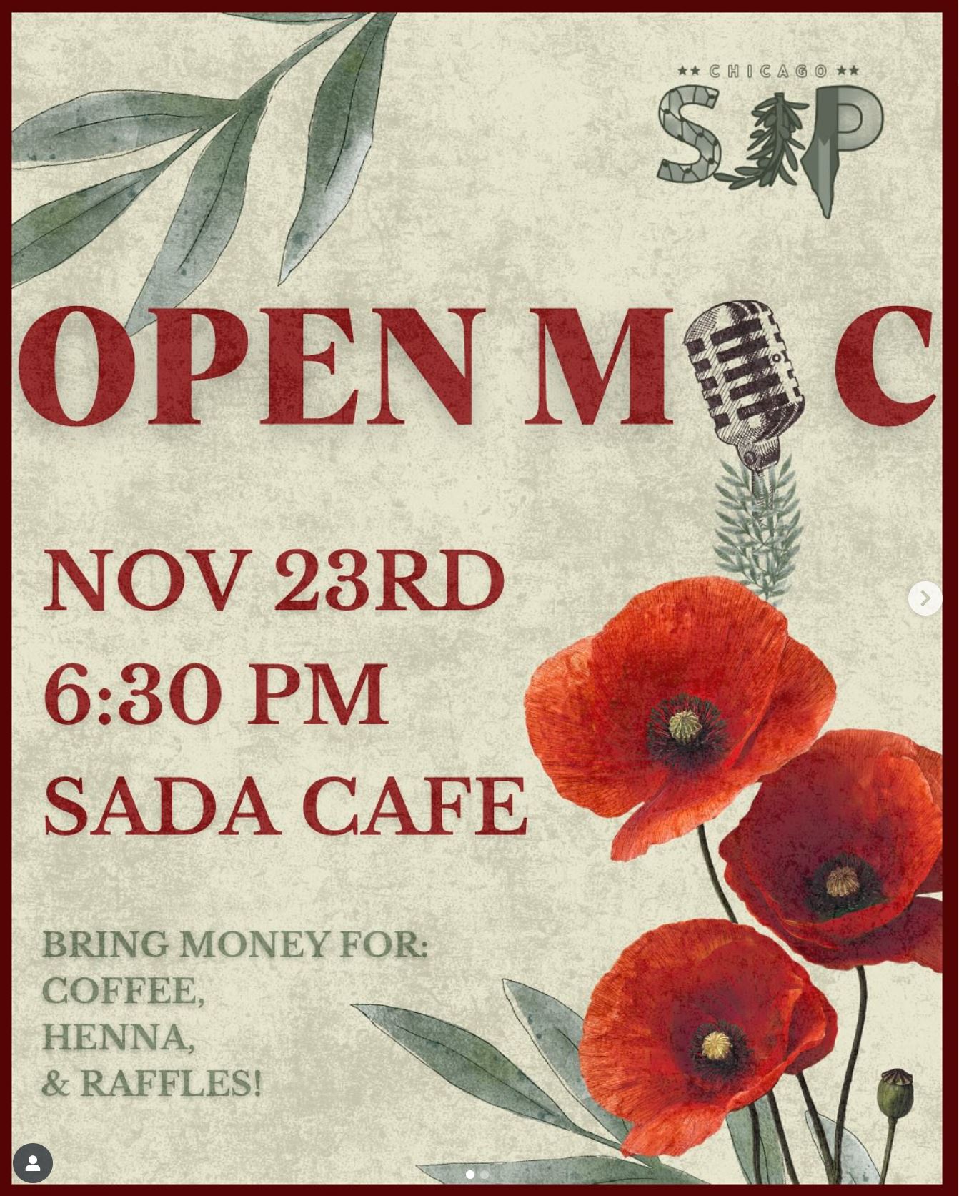 SJP Chicago Open Mic!