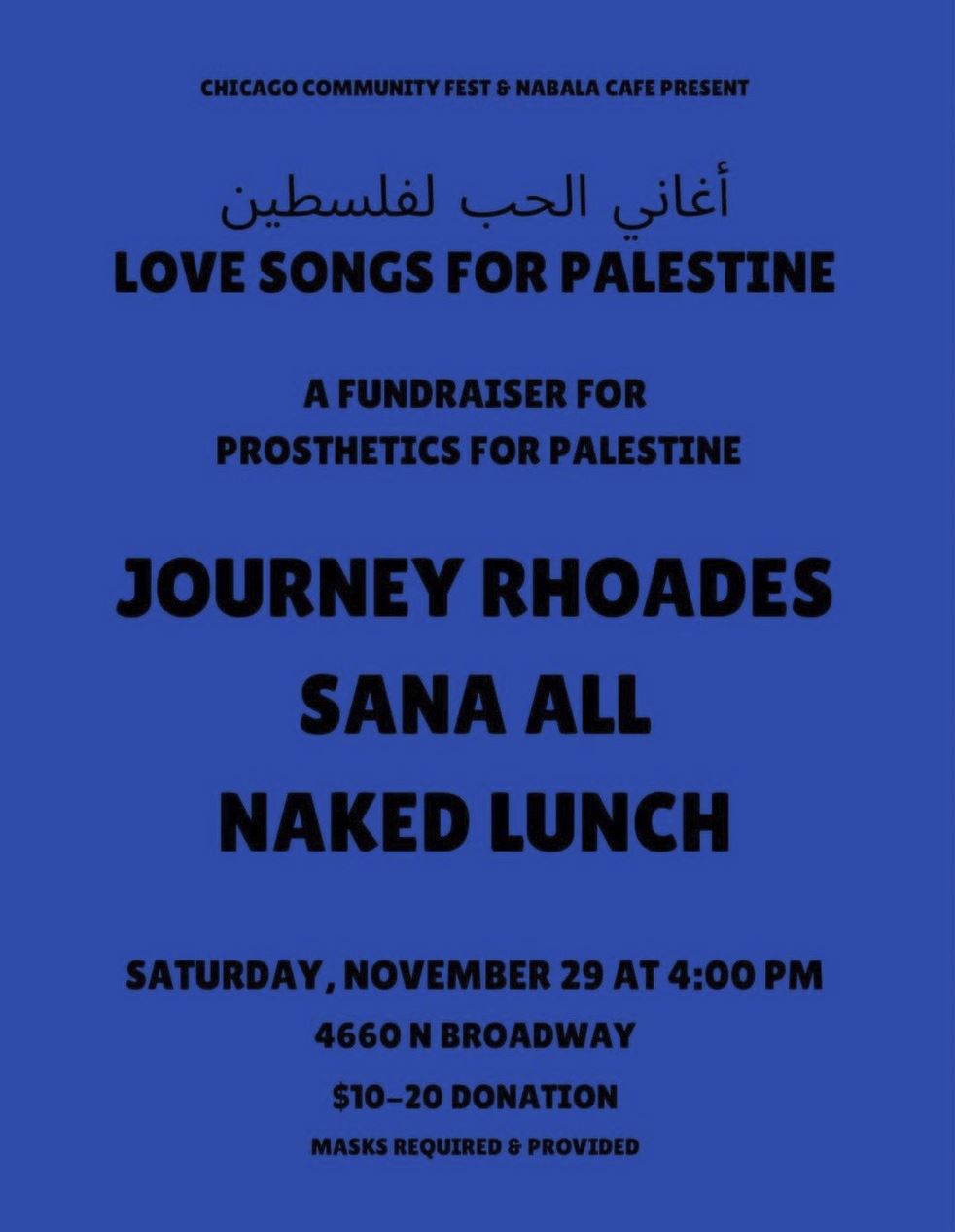 Love Songs for Palestine